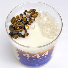 444 Angel Number Affirmation Candle