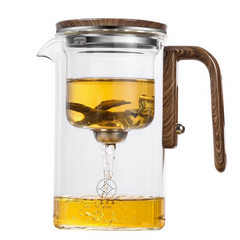 BrewEase Glass Tea Pot