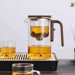 BrewEase Glass Tea Pot