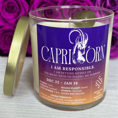 Capricorn Zodiac Sign Candle