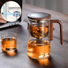 BrewEase Glass Tea Pot