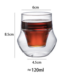 Double-layer Glass Cup Set for Espresso and Tea