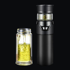 Insulated Stainless Steel Tea Infuser Travel Mug