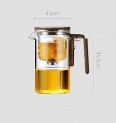 BrewEase Glass Tea Pot