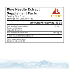 Pine Needle Extract, Pine Needle Tea Alternative, 267 mg