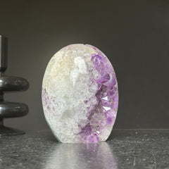Natural Amethyst Quartz Geode Egg