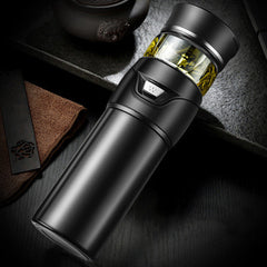 Insulated Stainless Steel Tea Infuser Travel Mug
