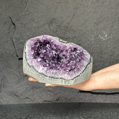 Uruguayan Amethyst Geode Cave With Stand