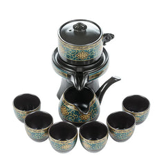 DecorBites™ Ceramic Kung Fu Tea Set with Custom Logo - Luxury Teaware Gift