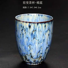 DecorBites™ Japanese Kiln Change Ceramic Tea Cup Set 250ml