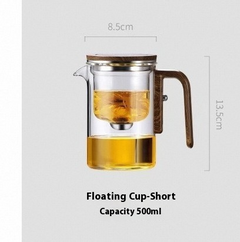 BrewEase Glass Tea Pot