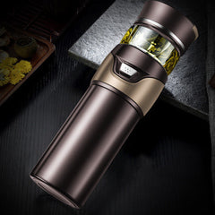 Insulated Stainless Steel Tea Infuser Travel Mug