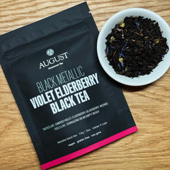Black Metallic - Violet Elderberry Black Tea