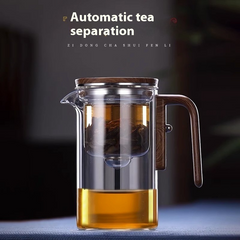 BrewEase Glass Tea Pot
