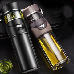 Insulated Stainless Steel Tea Infuser Travel Mug