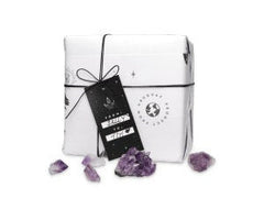 Natural Uruguayan Amethyst Crystal Geode on Metal Stand