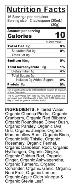 Organic, plant-based Kidney Cleanse